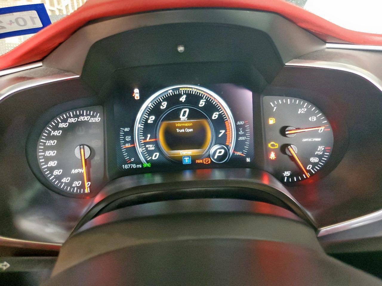 2017 CHEVROLET CORVETTE Z06 1LZ